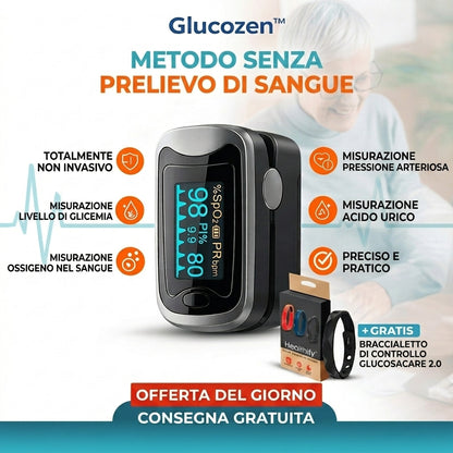 GlucoZen™ | Monitoraggio intelligente 3 in 1 per il tuo comfort quotidiano