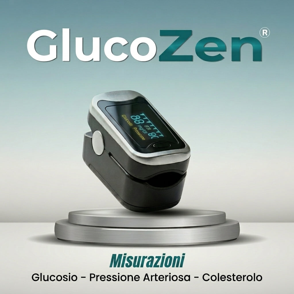 GlucoZen™ | Monitoraggio intelligente 3 in 1 per il tuo comfort quotidiano